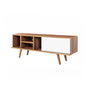 Hanah Home Ela 3333 Soporte para TV Nogal y Blanco